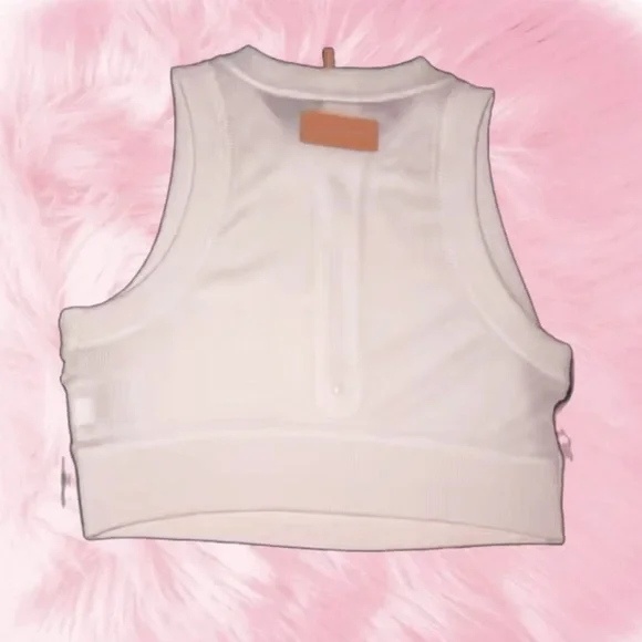 Nike Activewear Mesh Cropped Tank Top - Picture 2 of 5